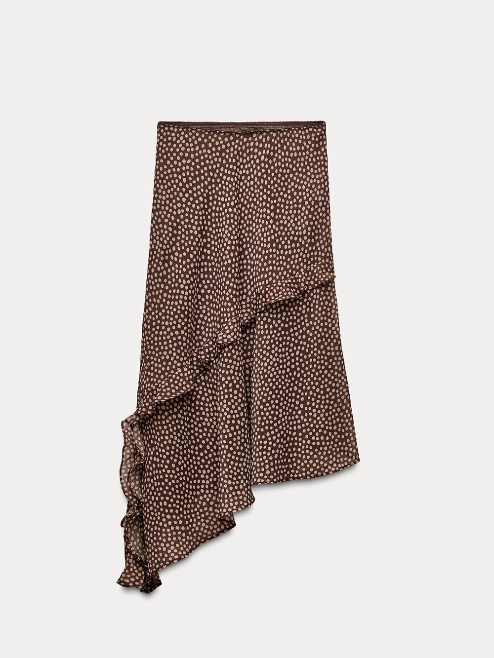 Zara Polka Dot Ruffle Skirt